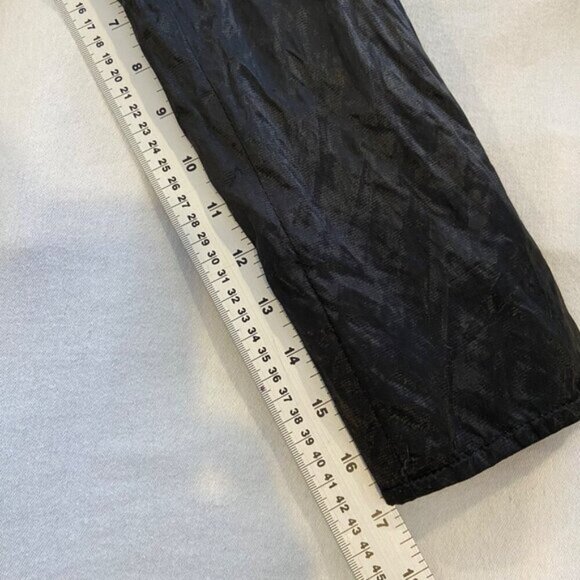 Joseph Ribkoff Crinkled Black Jacket Hooded Collar Size 10 Canada - Picture 14 of 14